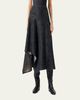 Akris punto Washed Heavyweight Cotton Denim Midi Skirt - 3
