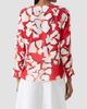 Akris punto Women's Abstract Floral Silk Blouse - 3
