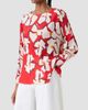 Akris punto Women's Abstract Floral Silk Blouse - 6