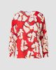 Akris punto Women's Abstract Floral Silk Blouse - 7