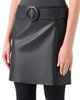 Akris punto Women's Belted Pin Dot Leather Miniskirt - 5