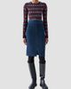 Akris punto Women's Block Wool Knit Long-Sleeve Top - 2