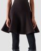 Akris punto Women's Boiled Wool Panel Mini Skirt - 3