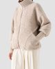 Akris punto Women's Bouclé Fleece Relaxed-Fit Coat - 6