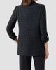 Akris punto Women's Broken Check Twill Boyfriend Jacket - 3
