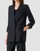 Akris punto Women's Broken Check Twill Boyfriend Jacket - 6