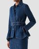 Akris punto Women's Brushed Denim Jacket - 6