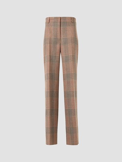 Akris punto Women's Chiaro Glen Check Virgin Wool-Blend Pants