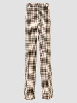 Akris punto Women's Chiaro Plaid Wool-Blend Tweed Pants