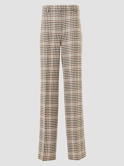 Akris punto Women's Chiaro Plaid Wool-Blend Tweed Pants