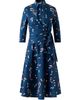Akris punto Women's Confetti Printed Cotton Wrap Midi-Dress - 1