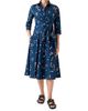 Akris punto Women's Confetti Printed Cotton Wrap Midi-Dress - 4