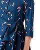 Akris punto Women's Confetti Printed Cotton Wrap Midi-Dress - 7
