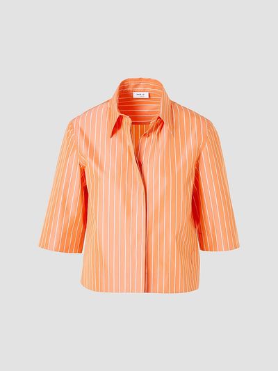 Akris punto Women's Cotton Striped Blouse