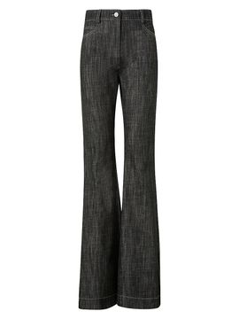 Akris punto Women's Courtney High-Rise Boot-Cut Jeans