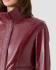 Akris punto Women's Crinkled Faux-Leather Jacket - 5