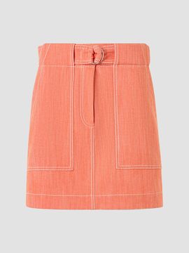 Akris punto Women's Denim Cargo Skirt