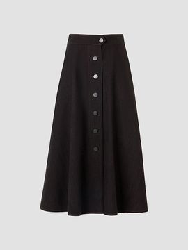 Akris punto Women's Denim Midi Skirt