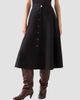 Akris punto Women's Denim Midi Skirt - 3