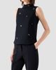 Akris punto Women's Diamond Dice Dot Blouse - 6