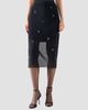 Akris punto Women's Diamond Dice Dot Pencil Midi Skirt - 3