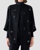 Akris punto Women's Diamond Dice Dot Wool Car Coat - 4