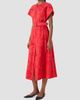 Akris punto Women's Eyelet Embroidered Cotton Midi Dress - 6
