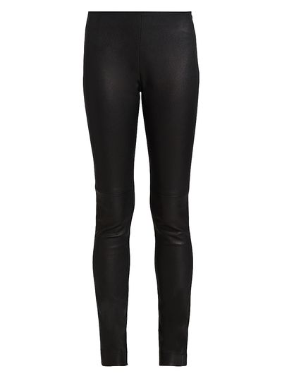 Akris punto Women's Fancy Leather Pants