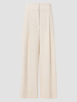 Akris punto Women's Federica Cotton Corduroy Crop Pants