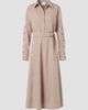 Akris punto Women's Flannel Wool Trench Midi Dress - 1