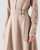 Akris punto Women's Flannel Wool Trench Midi Dress - 5