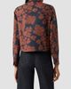 Akris punto Women's Floral Cotton-Blend Denim Moto Jacket - 3