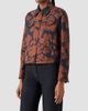Akris punto Women's Floral Cotton-Blend Denim Moto Jacket - 6