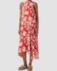 Akris punto Women's Floral Georgette Handkerchief Midi Dress - 2