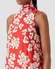 Akris punto Women's Floral Georgette Handkerchief Midi Dress - 5