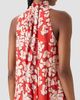 Akris punto Women's Floral Georgette Handkerchief Midi Dress - 6