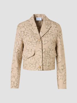 Akris punto Women's Floral Print Canvas Jacket
