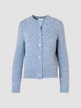 Akris punto Women's Fluffy Alpaca-Blend Cardigan