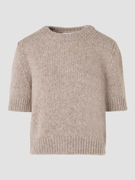 Akris punto Women's Fluffy Alpaca Crewneck Sweater