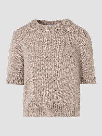 Akris punto Women's Fluffy Alpaca Crewneck Sweater