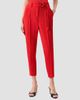 Akris punto Women's Fred Virgin-Wool Belted Mid-Rise Tapered-Leg Pants - 2