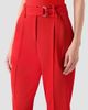Akris punto Women's Fred Virgin-Wool Belted Mid-Rise Tapered-Leg Pants - 4