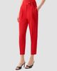 Akris punto Women's Fred Virgin-Wool Belted Mid-Rise Tapered-Leg Pants - 5
