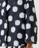 Akris punto Women's Fringed Polka Dot Jacquard Coat - 5