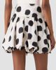 Akris punto Women's Fringed Polka Dot Jacquard Mini Skirt - 2