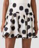 Akris punto Women's Fringed Polka Dot Jacquard Mini Skirt - 3