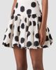 Akris punto Women's Fringed Polka Dot Jacquard Mini Skirt - 4