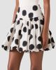 Akris punto Women's Fringed Polka Dot Jacquard Mini Skirt - 5