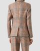 Akris punto Women's Glen Check Tailored Wool-Blend Blazer - 3