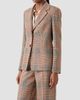 Akris punto Women's Glen Check Tailored Wool-Blend Blazer - 6
